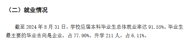 合肥城市学院就业率及就业前景怎么样