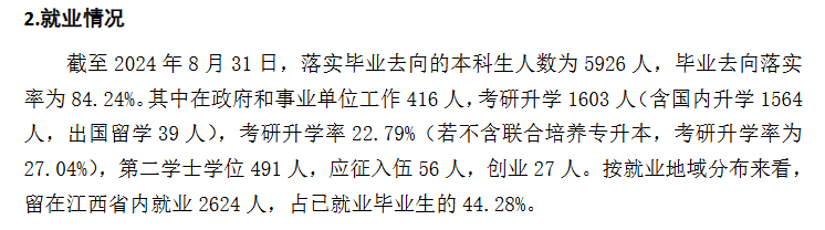 江西理工大学就业率及就业前景怎么样