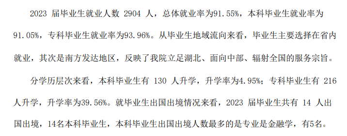 湖北工业大学工程技术学院就业率及就业前景怎么样