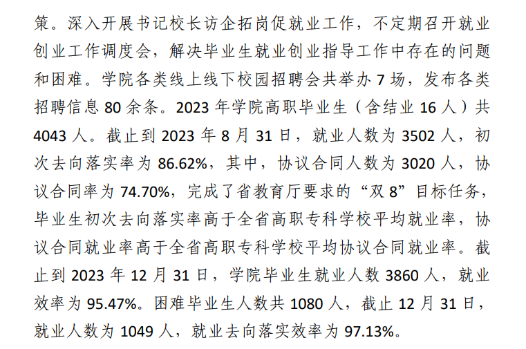 贵州健康职业学院就业率及就业前景怎么样