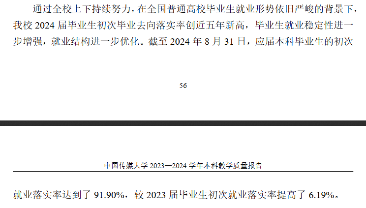 中国传媒大学就业率及就业前景怎么样