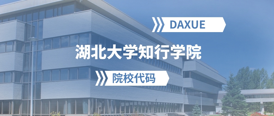 2026年湖北大学知行学院院校代码是多少？附招生专业代码