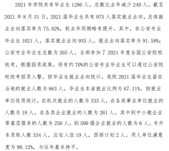 陕西警察学院就业率及就业前景怎么样 陕西警察学院就业率及就业前景怎么样