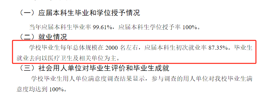 中国医科大学就业率及就业前景怎么样 中国医科大学就业率及就业前景怎么样