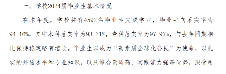 浙江越秀外国语学院就业率及就业前景怎么样