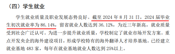 吉林外国语大学就业率及就业前景怎么样