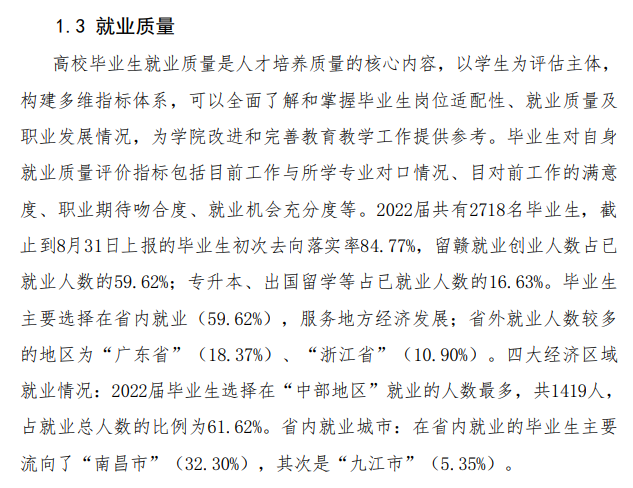 江西信息应用职业技术学院就业率及就业前景怎么样