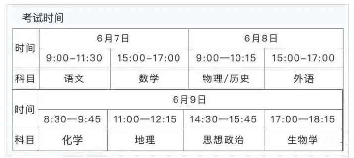 2026年全国高考时间公布：教育部发文通知！附各省新高考时间表