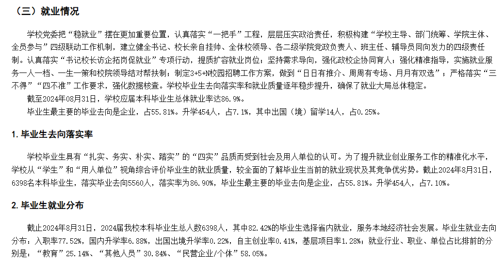 昆明学院就业率及就业前景怎么样
