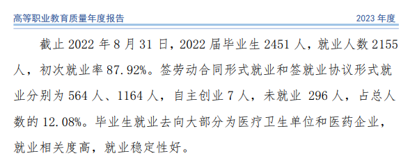 铁岭卫生职业学院就业率及就业前景怎么样