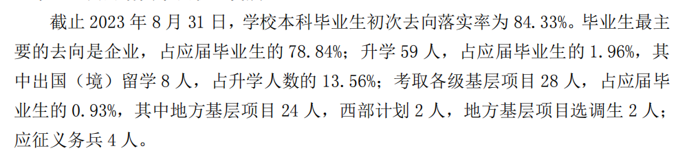 长春光华学院就业率及就业前景怎么样