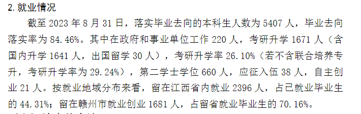 江西理工大学就业率及就业前景怎么样