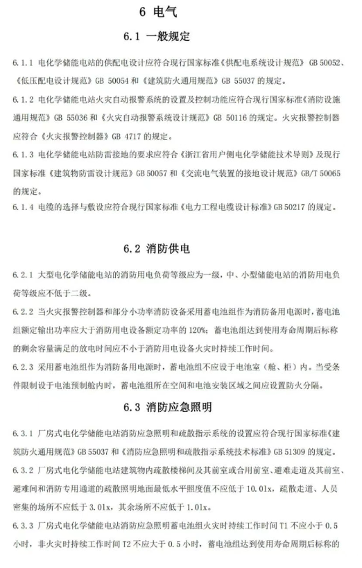 《温州市用户侧电化学储能电站消防技术导则（征求意见稿）》发布