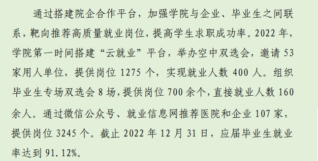 泰山护理职业学院就业率及就业前景怎么样