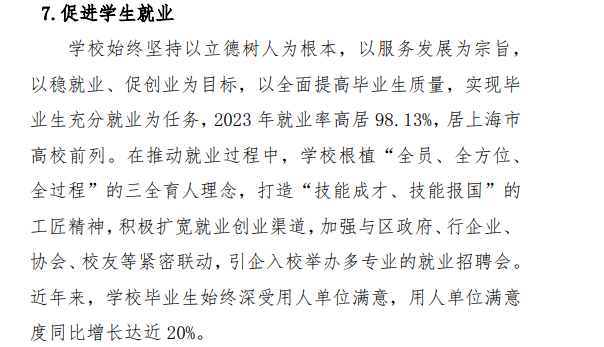 上海邦德职业技术学院就业率及就业前景怎么样