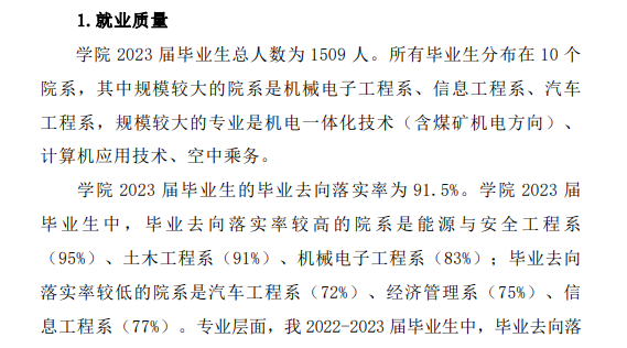 长治职业技术学院就业率及就业前景怎么样