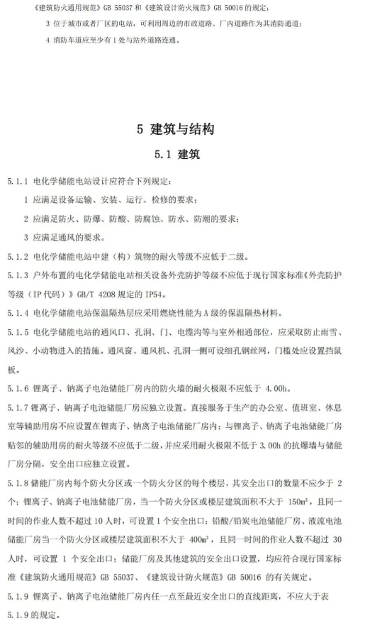 《温州市用户侧电化学储能电站消防技术导则（征求意见稿）》发布