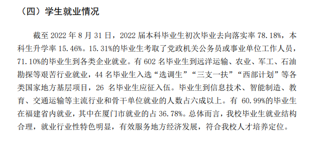 集美大学就业率及就业前景怎么样