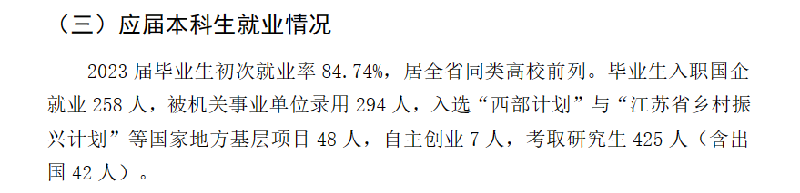 宿迁学院就业率及就业前景怎么样