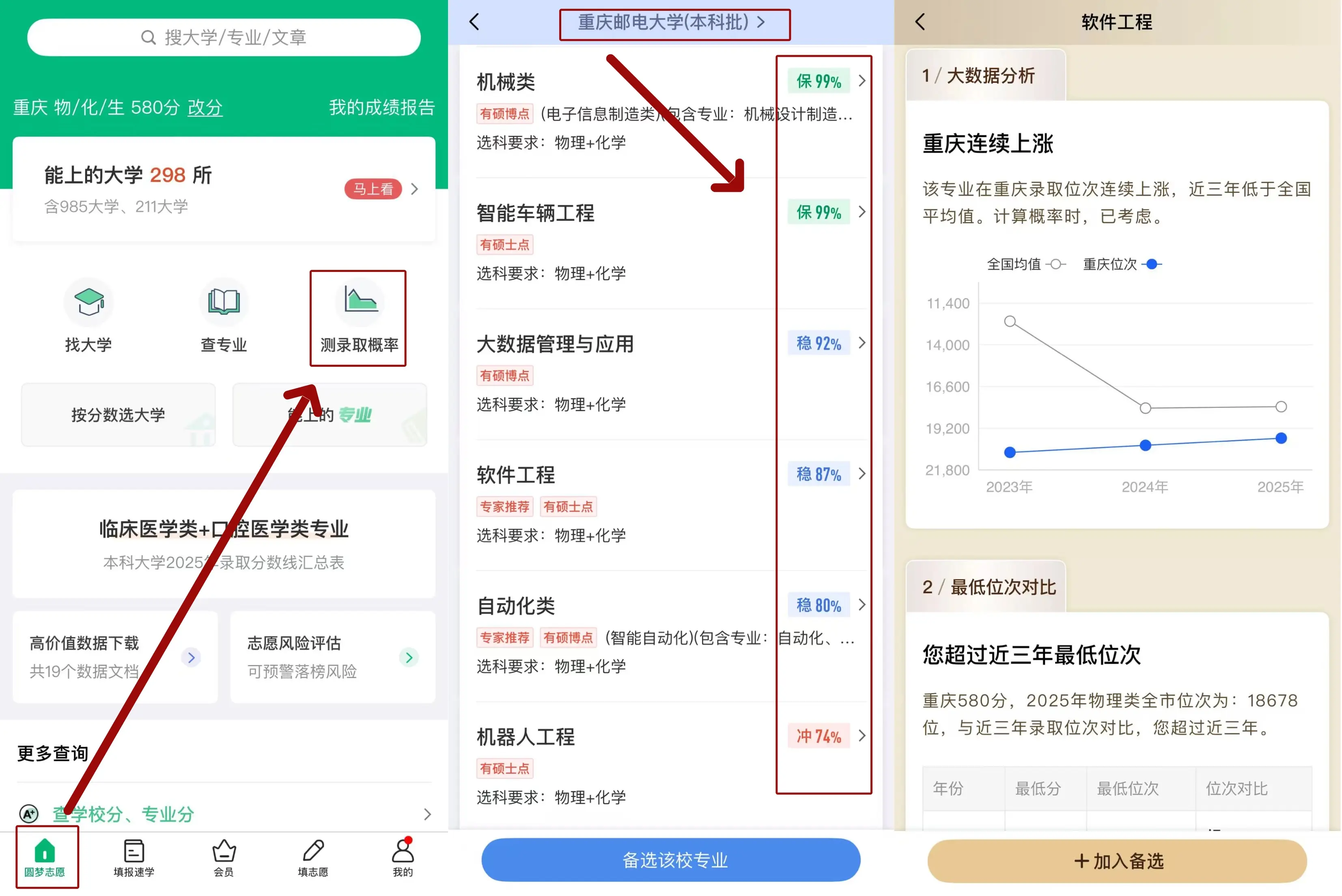 2026免费测试大学录取概率软件-高考录取大学预测APP