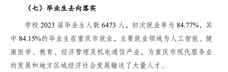 重庆青年职业技术学院就业率及就业前景怎么样