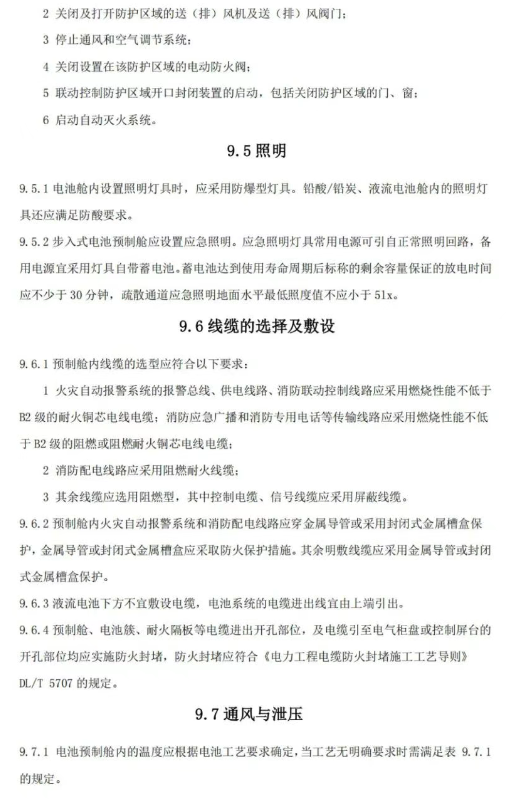 《温州市用户侧电化学储能电站消防技术导则（征求意见稿）》发布