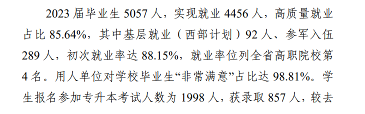 贵州职业技术学院就业率及就业前景怎么样
