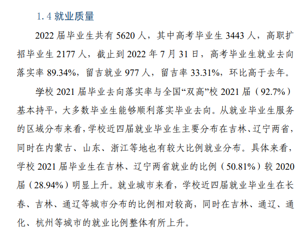 吉林铁道职业技术大学就业率及就业前景怎么样