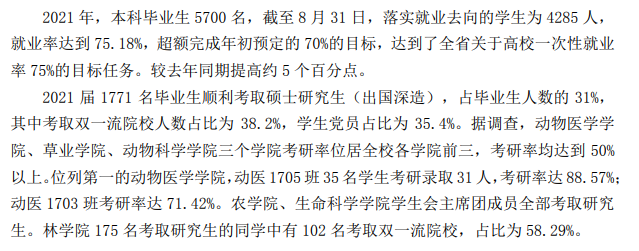 山西农业大学就业率及就业前景怎么样 山西农业大学就业率及就业前景怎么样