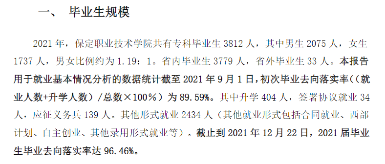 保定职业技术学院就业率及就业前景怎么样 保定职业技术学院就业率及就业前景怎么样
