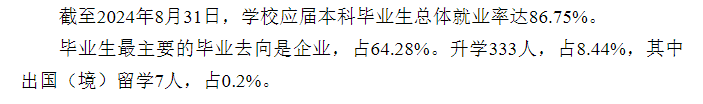 长治学院就业率及就业前景怎么样