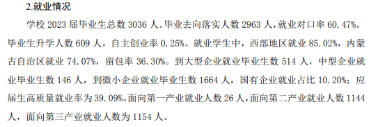 包头职业技术学院就业率及就业前景怎么样