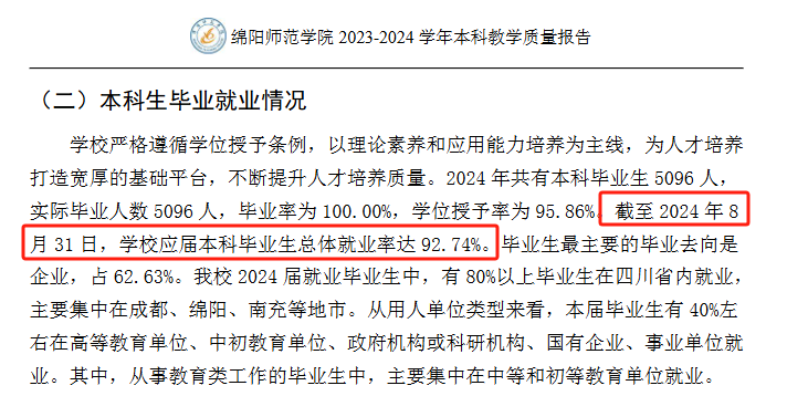 绵阳师范学院就业率及就业前景怎么样 绵阳师范学院就业率及就业前景怎么样
