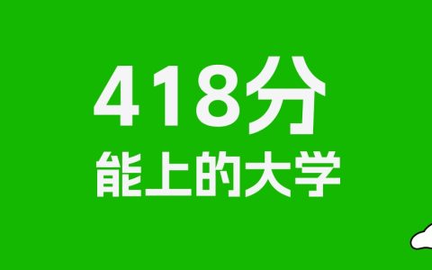 418分左右的二本师范大学推荐：历史类2所，物理类13所