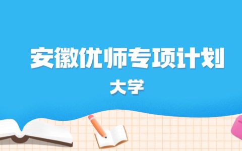 2026年安徽多少分能上优师专项计划大学？高考物理类最低602分录取