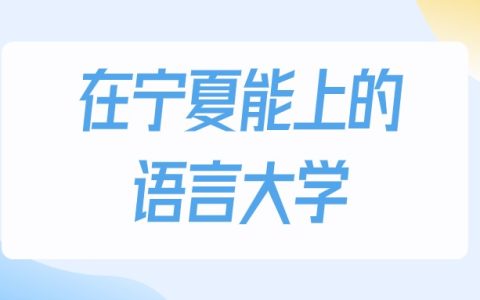 2026年宁夏多少分能上语言大学？高考物理类最低280分录取