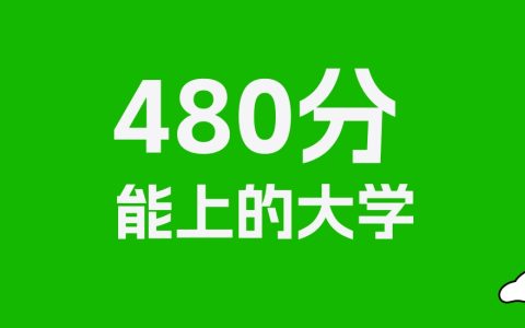 480分左右的农业大学推荐：历史类5所，物理类11所