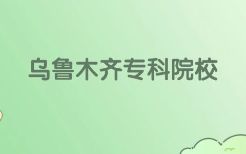 乌鲁木齐专科大学有哪些？看12所完整名单
